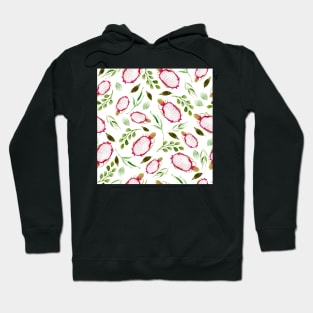 Dragonfruit  | Watercolor | Pattern Hoodie